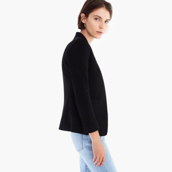 NWT J. Crew Womens Black Going-Out Blazer in Stretch Twill NEW - Picture 5 of 6